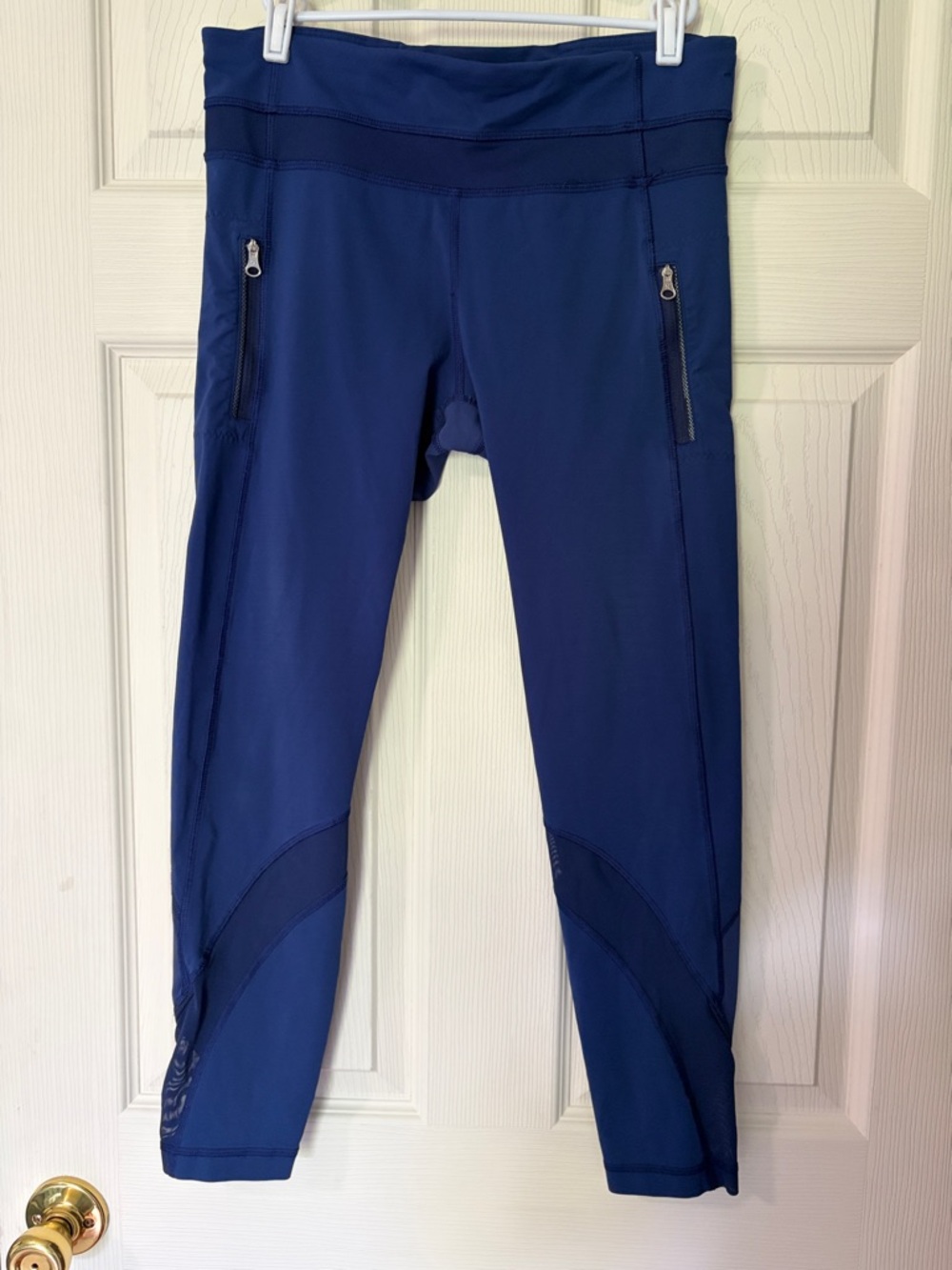 lululemon athletica Deep Blue High-Rise Leggings with Zip Pockets